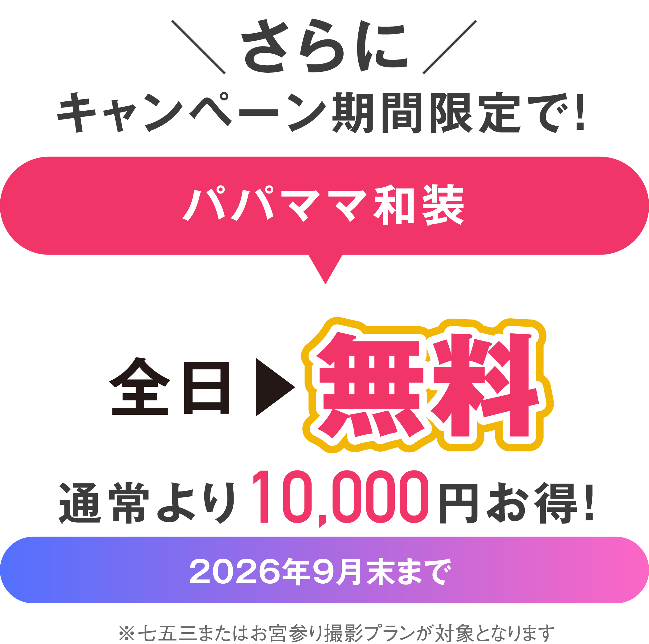 滋賀草津店 パパママ和装セット 