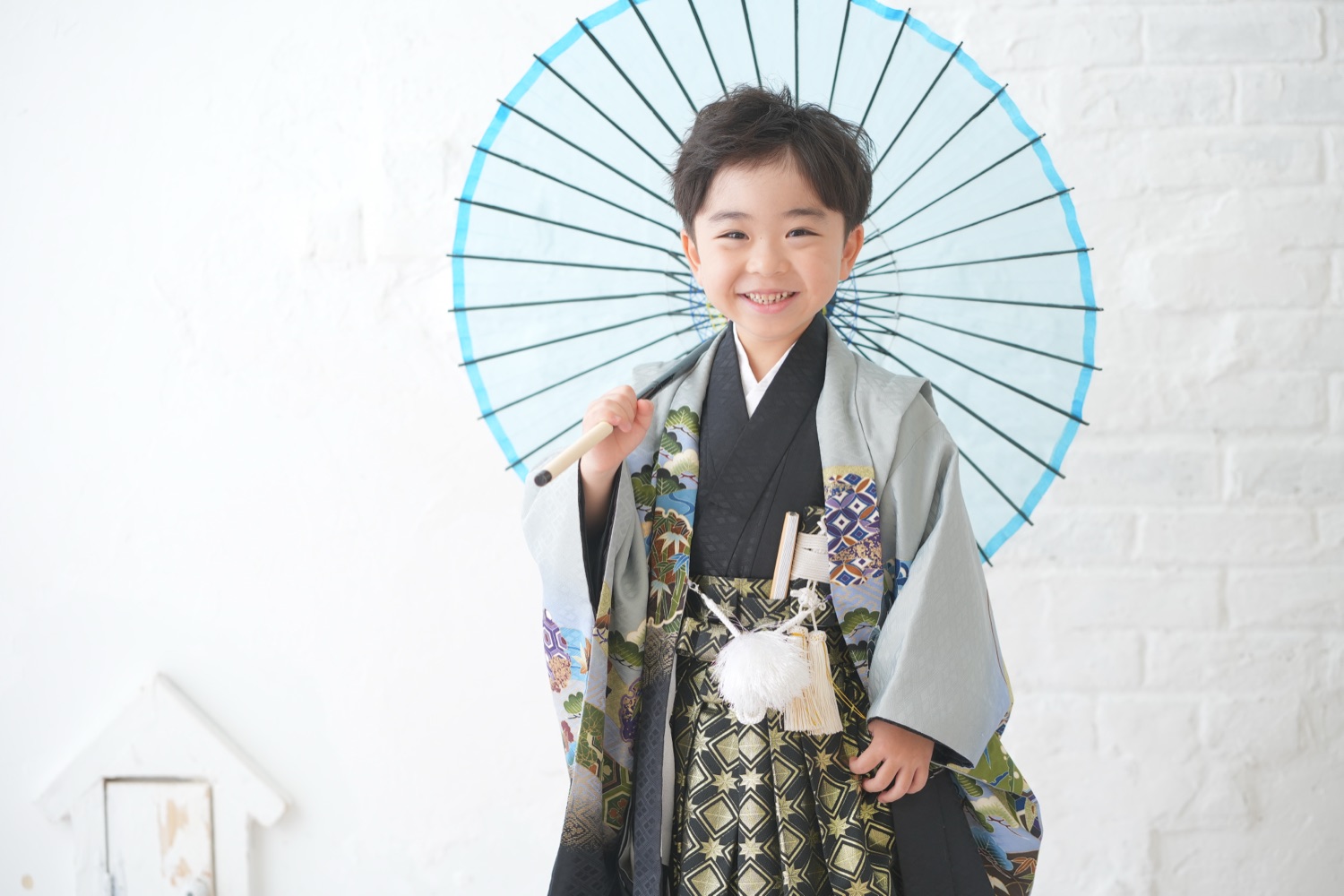 七五三 男の子 着物 撮影