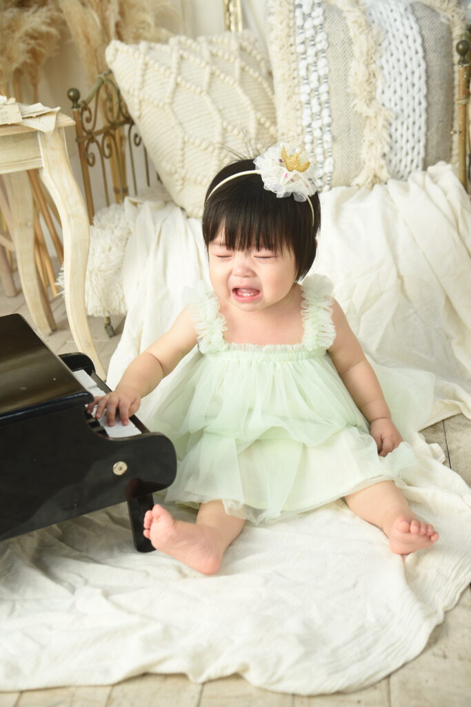 スタジオピック 写真館 Studio PIC 泣いてもかわいい1歳ちゃん🎂