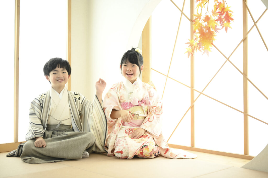 スタジオピック 写真館 Studio PIC 7歳双子｜七五三撮影📸【studioPIC宇都宮店✨写真館】