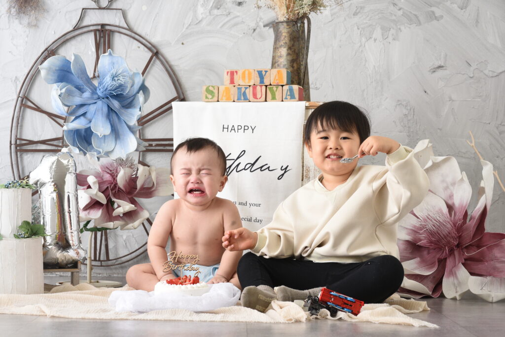 スタジオピック 写真館 Studio PIC そっくりなきょうだい♡見比べると楽しいですね♪